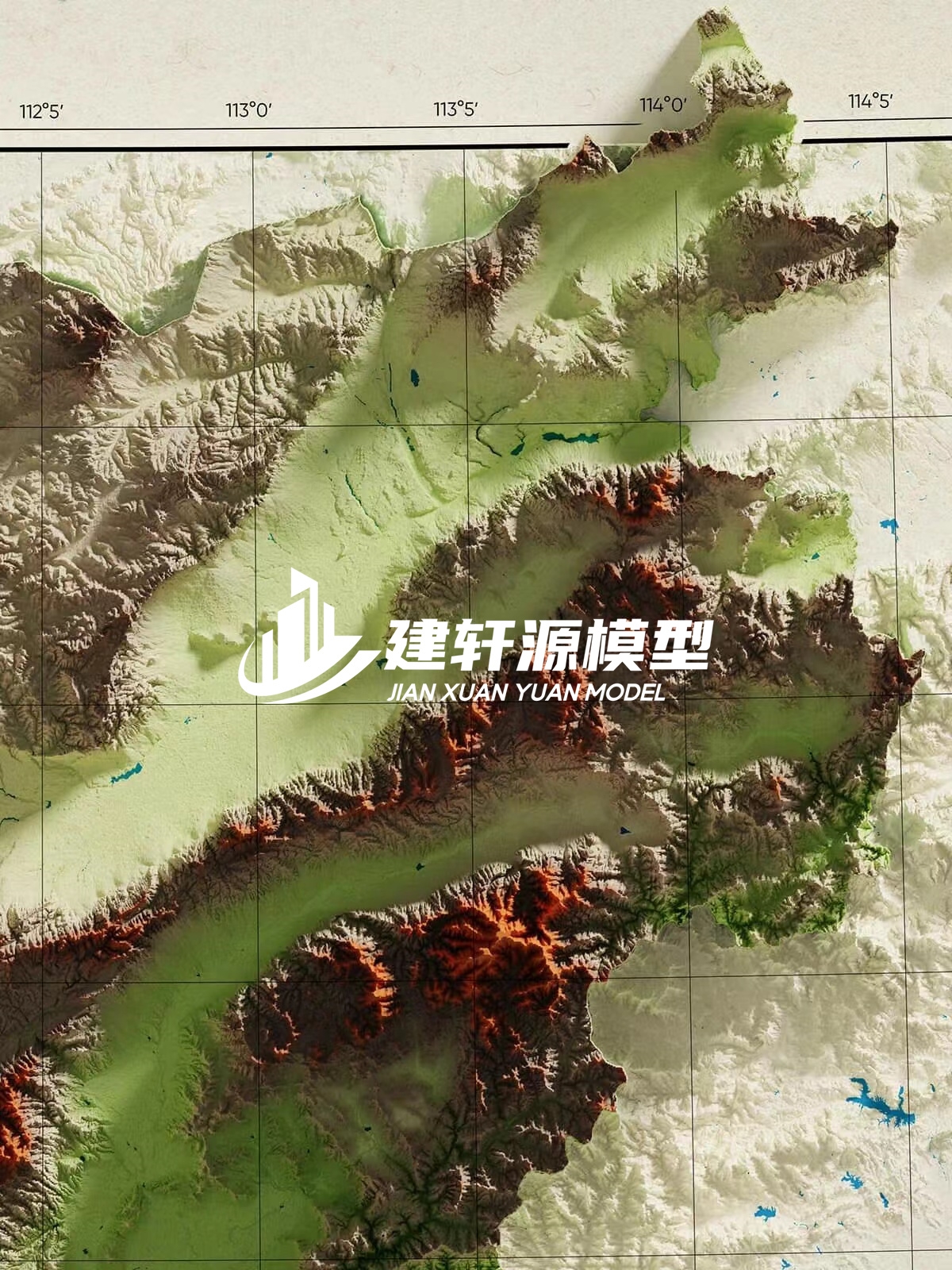 原州地形模型制作