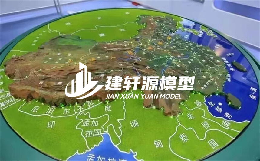 原州地形模型制作